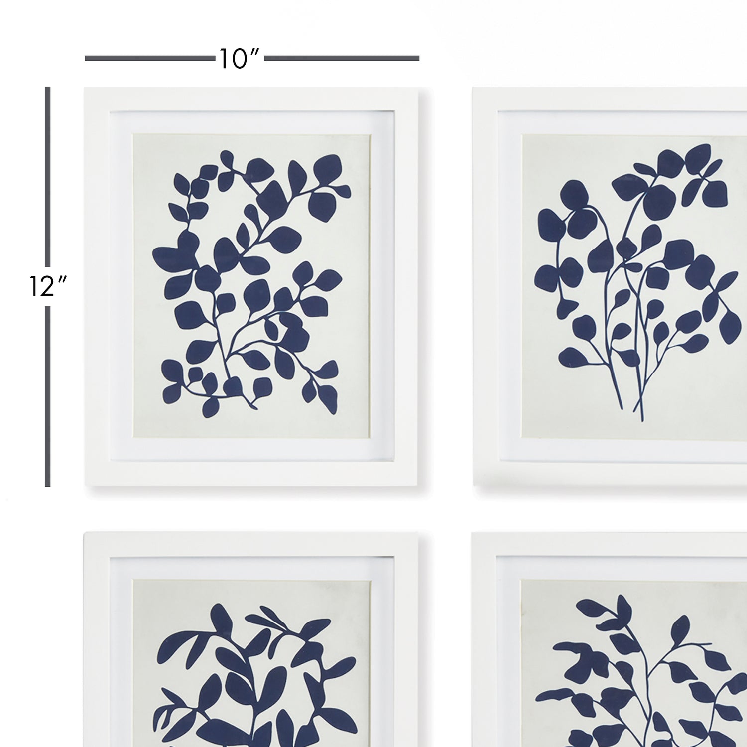 Leafy Vine Prints, Set Of 4