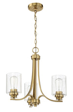 Craftmade - 50523-SB - Three Light Chandelier - Bolden - Satin Brass