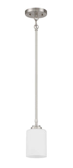 Craftmade - 56091-BNK - One Light Mini Pendant - Stowe - Brushed Polished Nickel