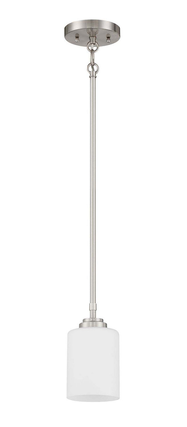 Craftmade - 56091-BNK - One Light Mini Pendant - Stowe - Brushed Polished Nickel