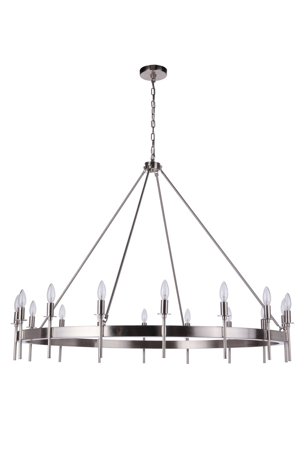 Craftmade - 54316-BNK - 16 Light Chandelier - Larrson - Brushed Polished Nickel