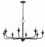 Craftmade - 57028-FB - Eight Light Chandelier - Jolenne - Flat Black