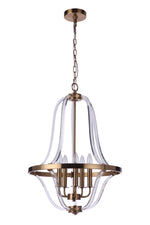 Craftmade - 57735-SB - Five Light Foyer Pendant - Graclyn - Satin Brass