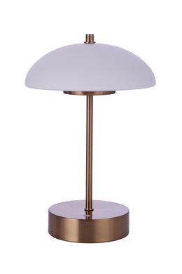 Craftmade - 86272R-LED - LED Table Lamp - Rechargable LED Portable - Satin Brass