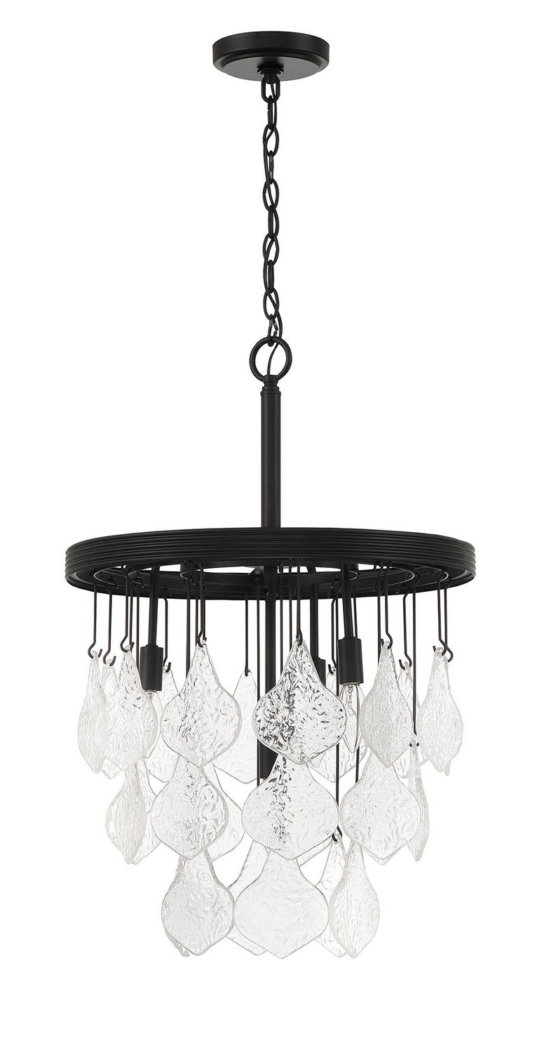 Craftmade - P980FB4 - Four Light Pendant - Vesi - Flat Black