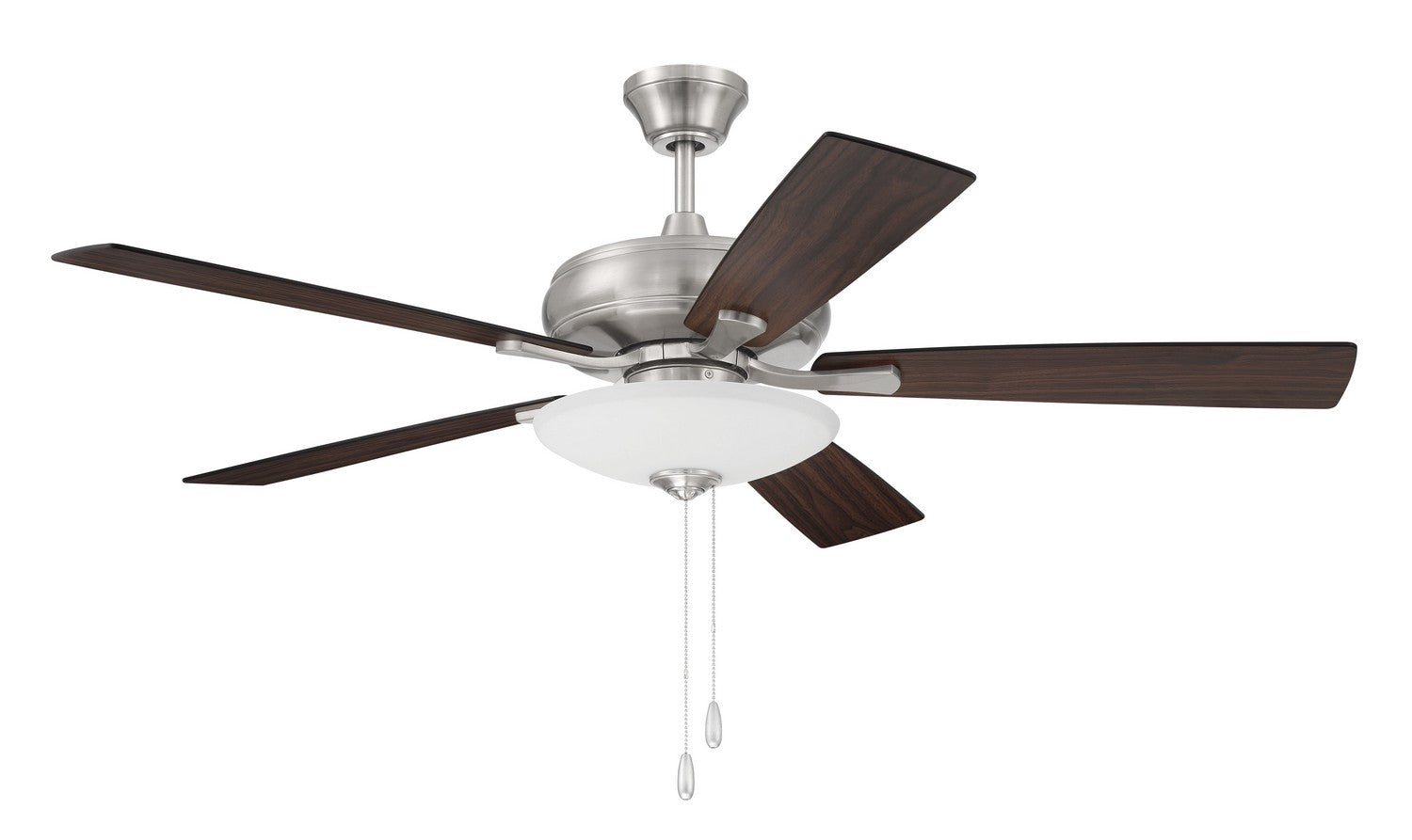 Craftmade - ECF111BNK5-DWWLN - 52"Ceiling Fan - Eos 3 Light Bowl - Brushed Polished Nickel