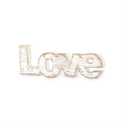 Whitewashed Wood LOVE Wall Sign - 31"