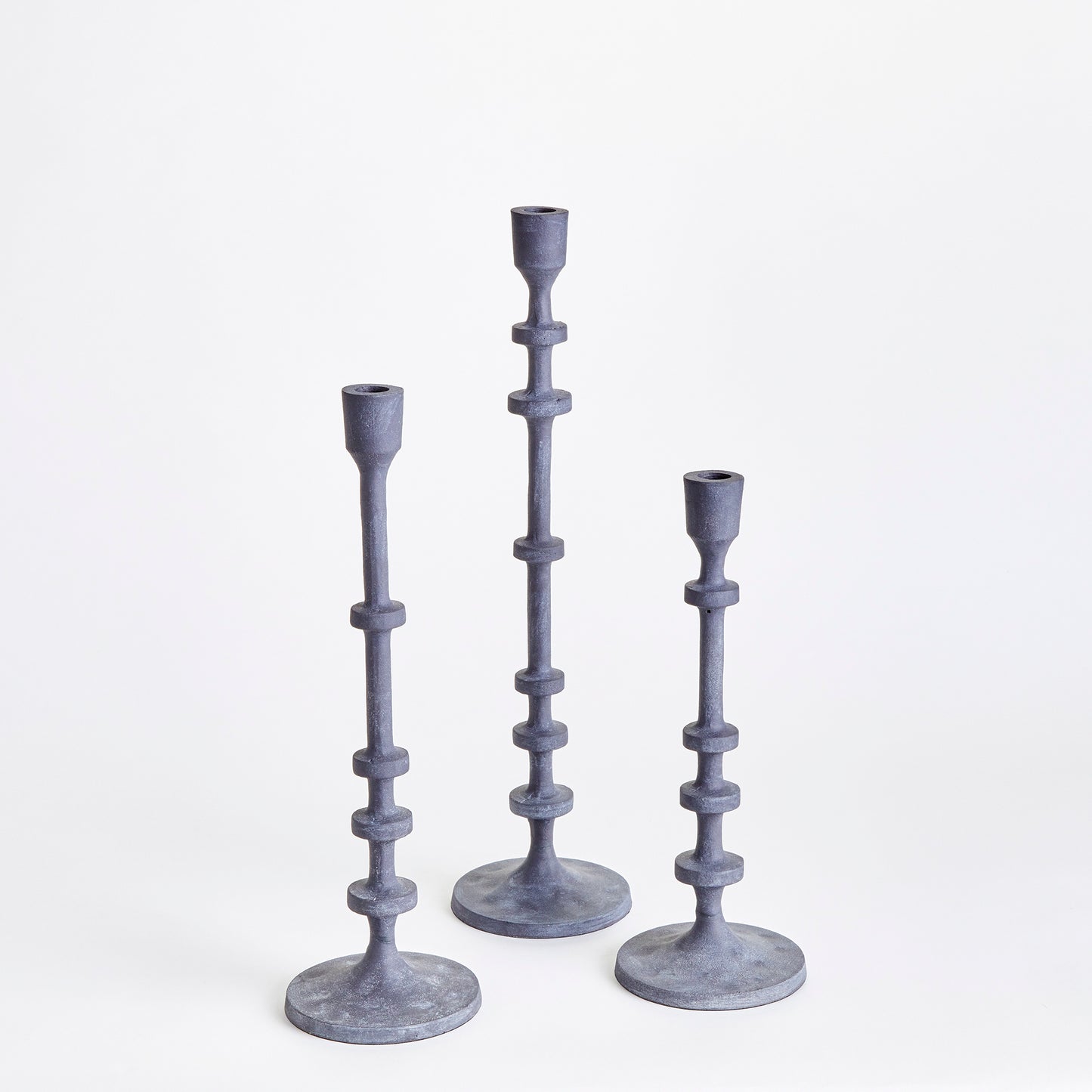 Abacus Taper Holders, Set Of 3