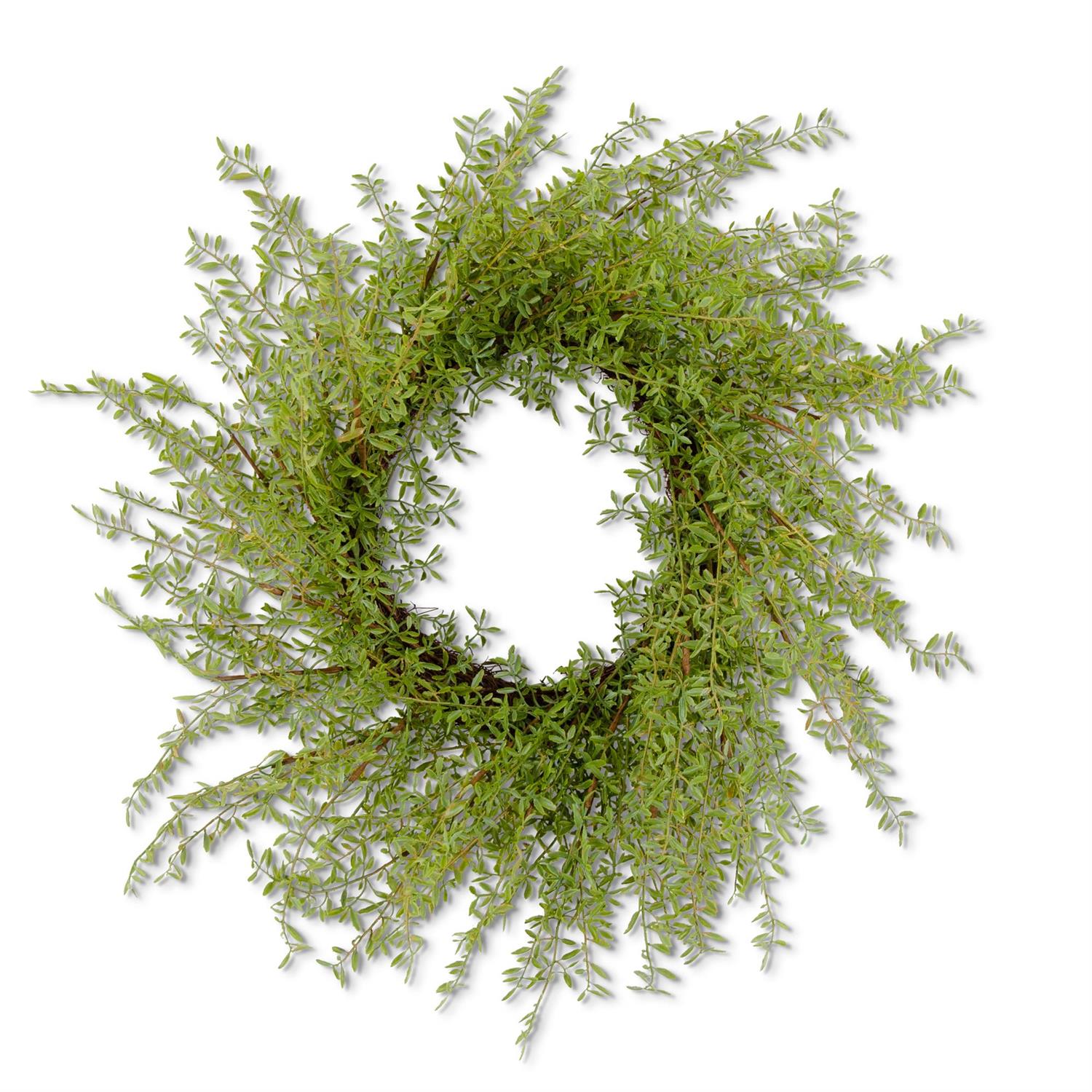 Real Touch Myrtle Leaf Wreath - 28 Inch