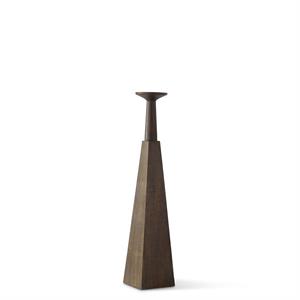 Wood Pyramid Candleholders - 2 Sizes