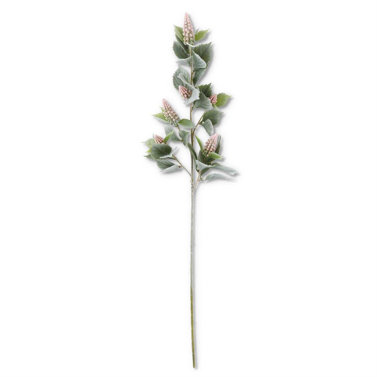 30 Inch Pink Grape Hyacinth w/Flocked Stem & Leaves