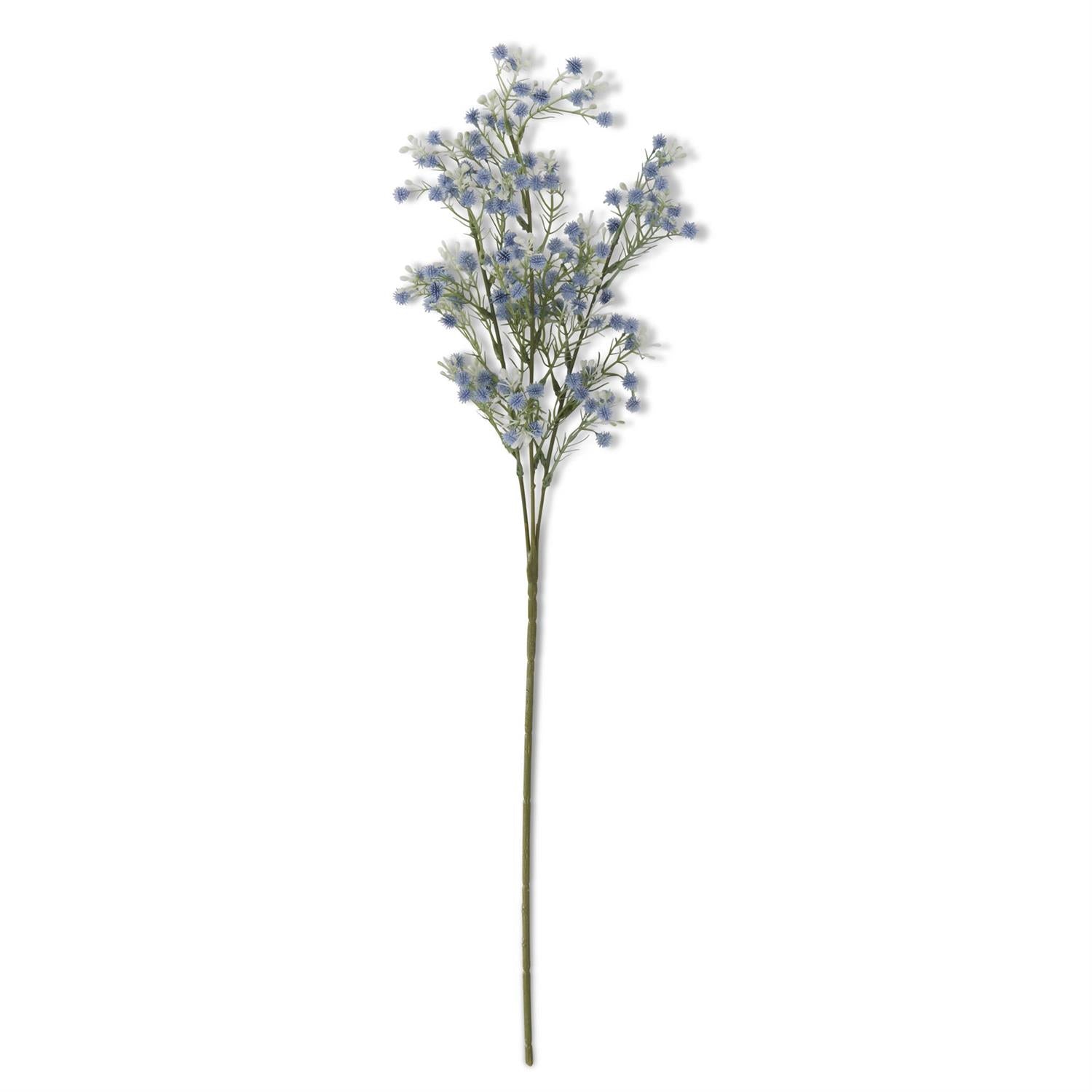 Blue Babys Breath & White Berry Spray - 26 Inch
