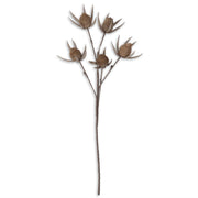 42 Inch Tan & Gray Eva 5 Bloom Stem