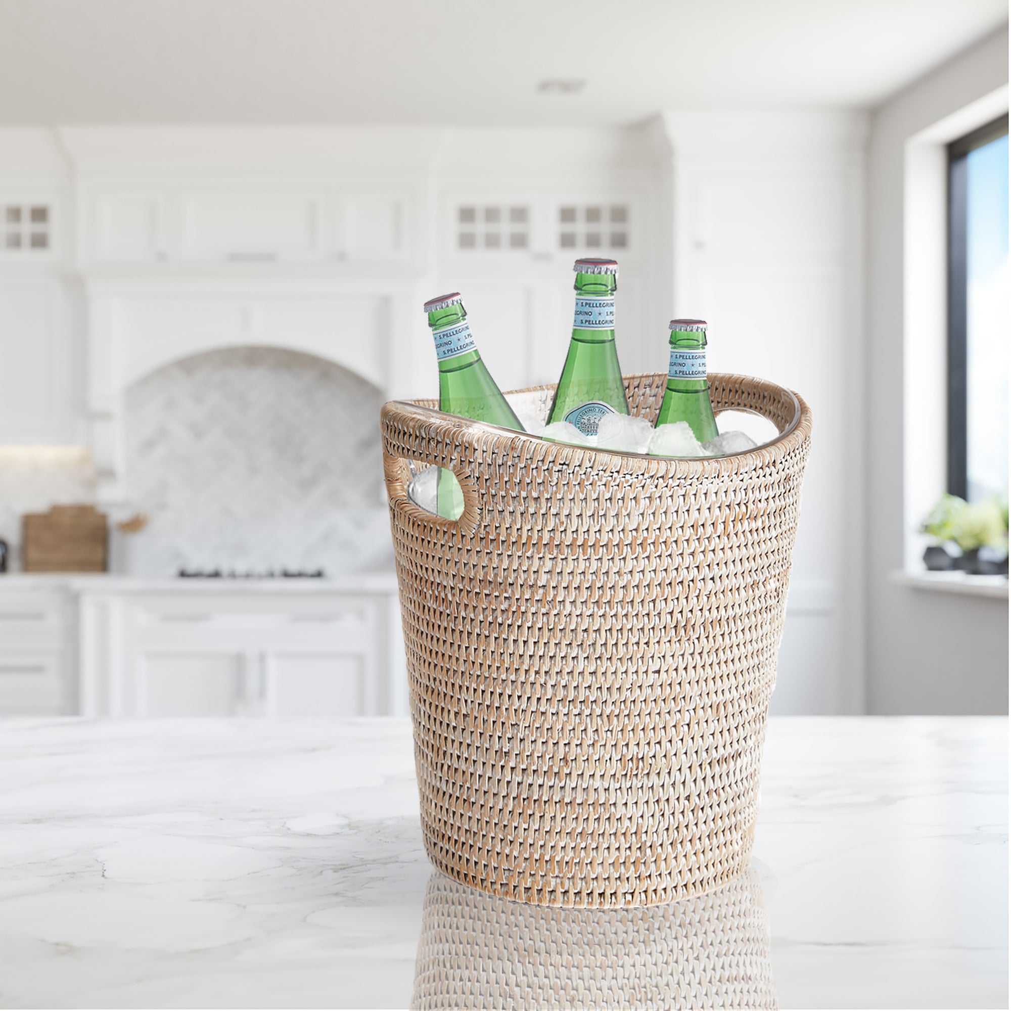 Burma Rattan Beverage Tub Small