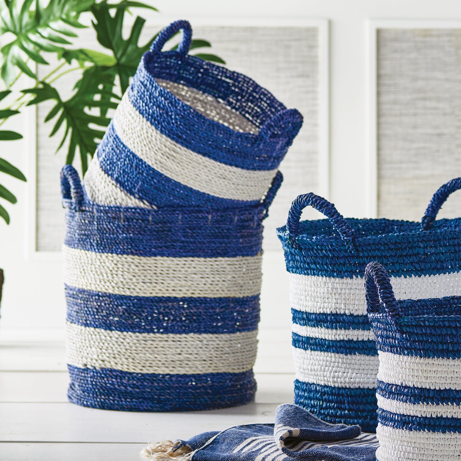 Barclay Butera Totes Adore Utility Baskets, Set Of 2