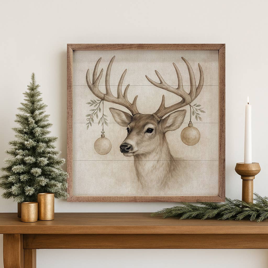 Holiday Deer: 4x4