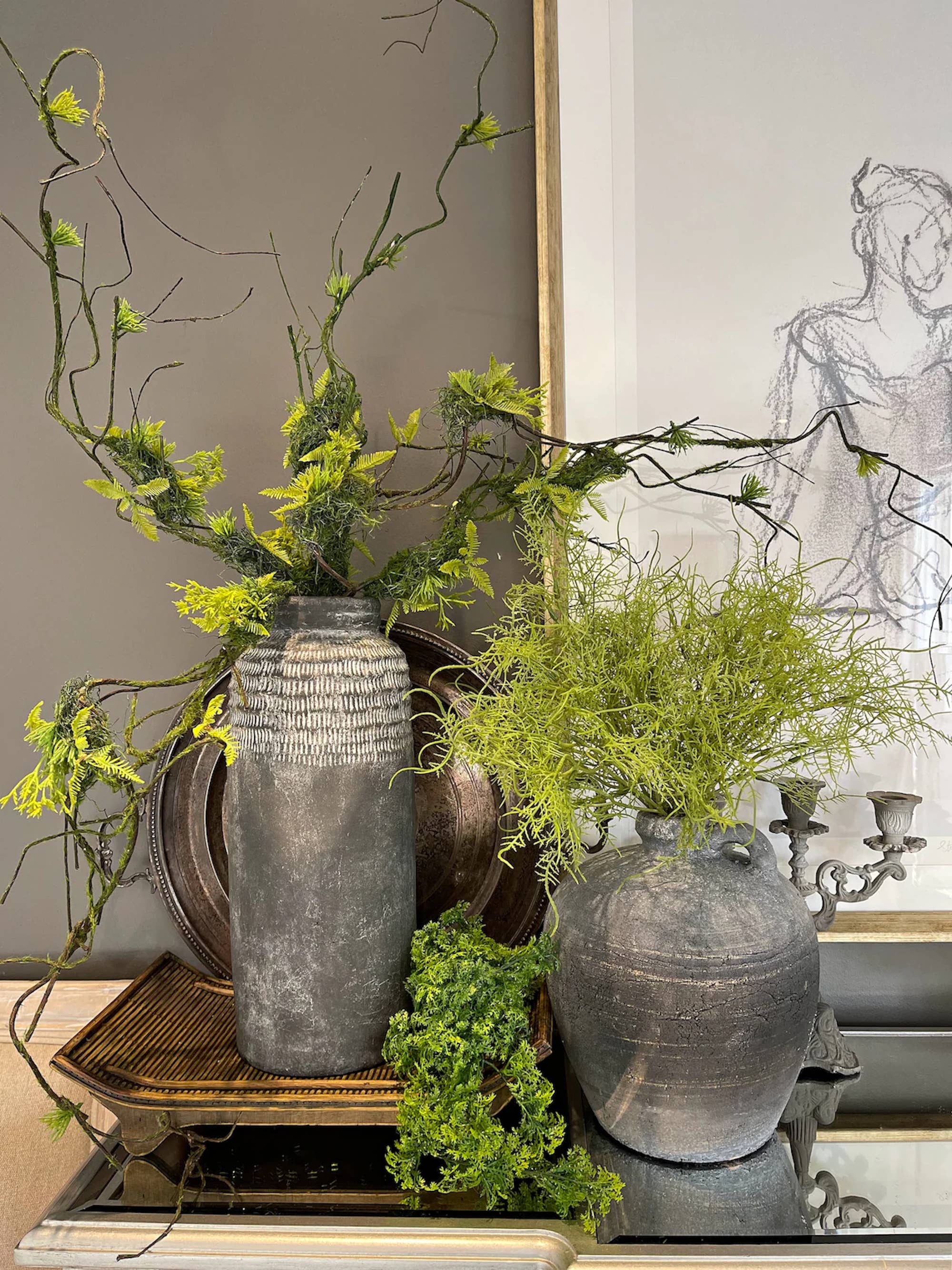 32"Designer's Selection-Moss Vine Tree branches