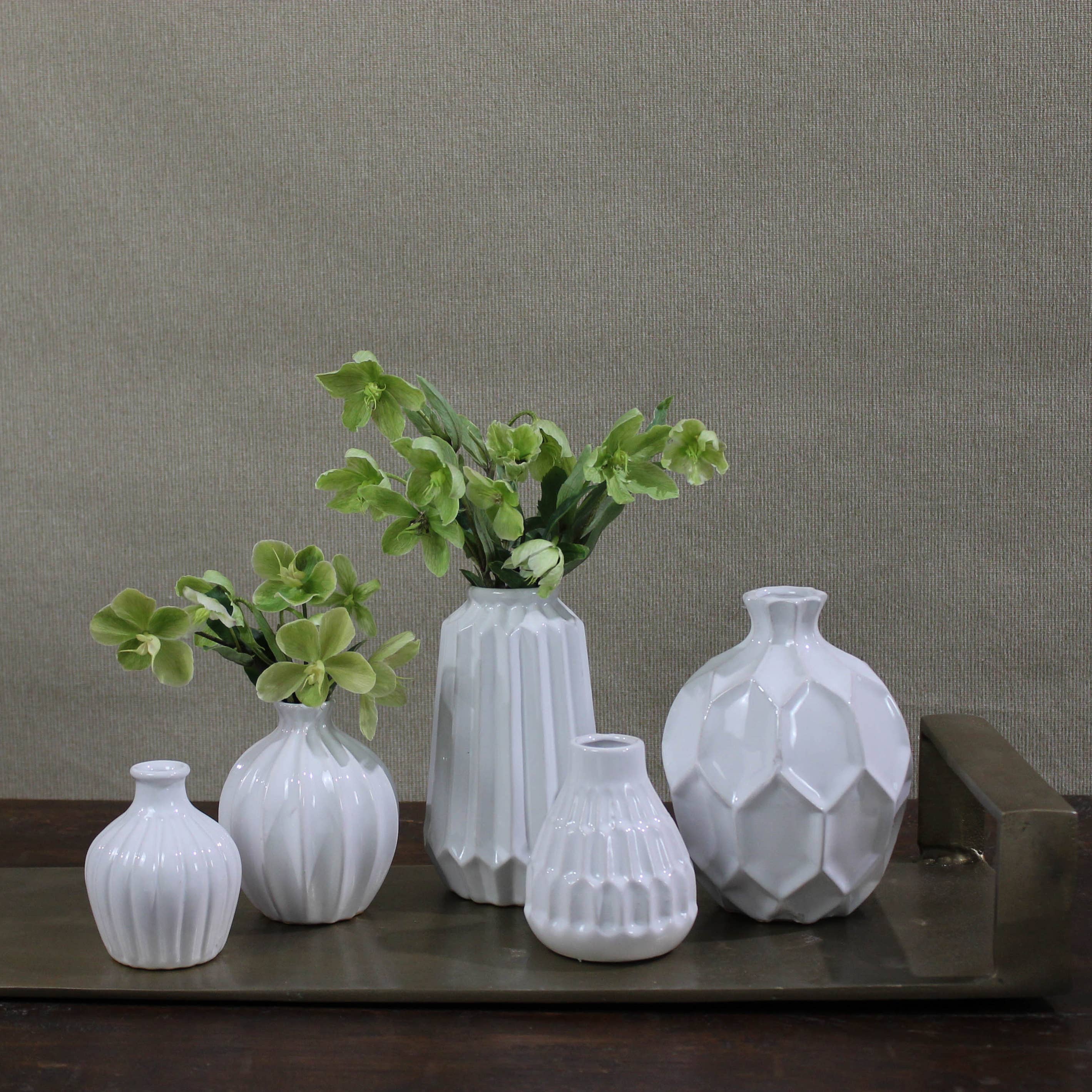 Cinc Vases, Ceramic - Set of 5