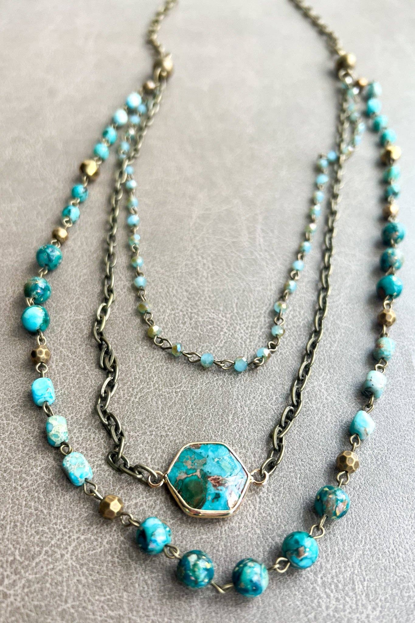 Janet Necklace Turquoise