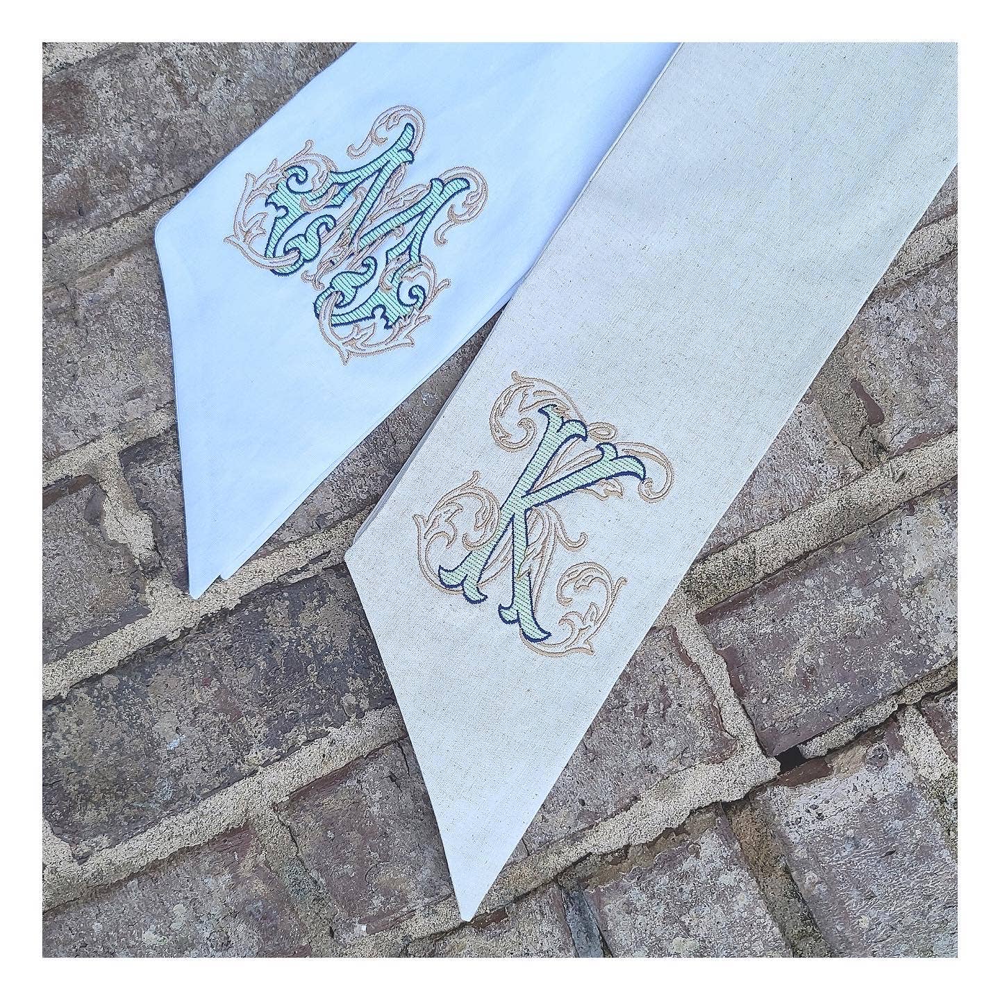 Linen Sashes: Mango / 54 inches