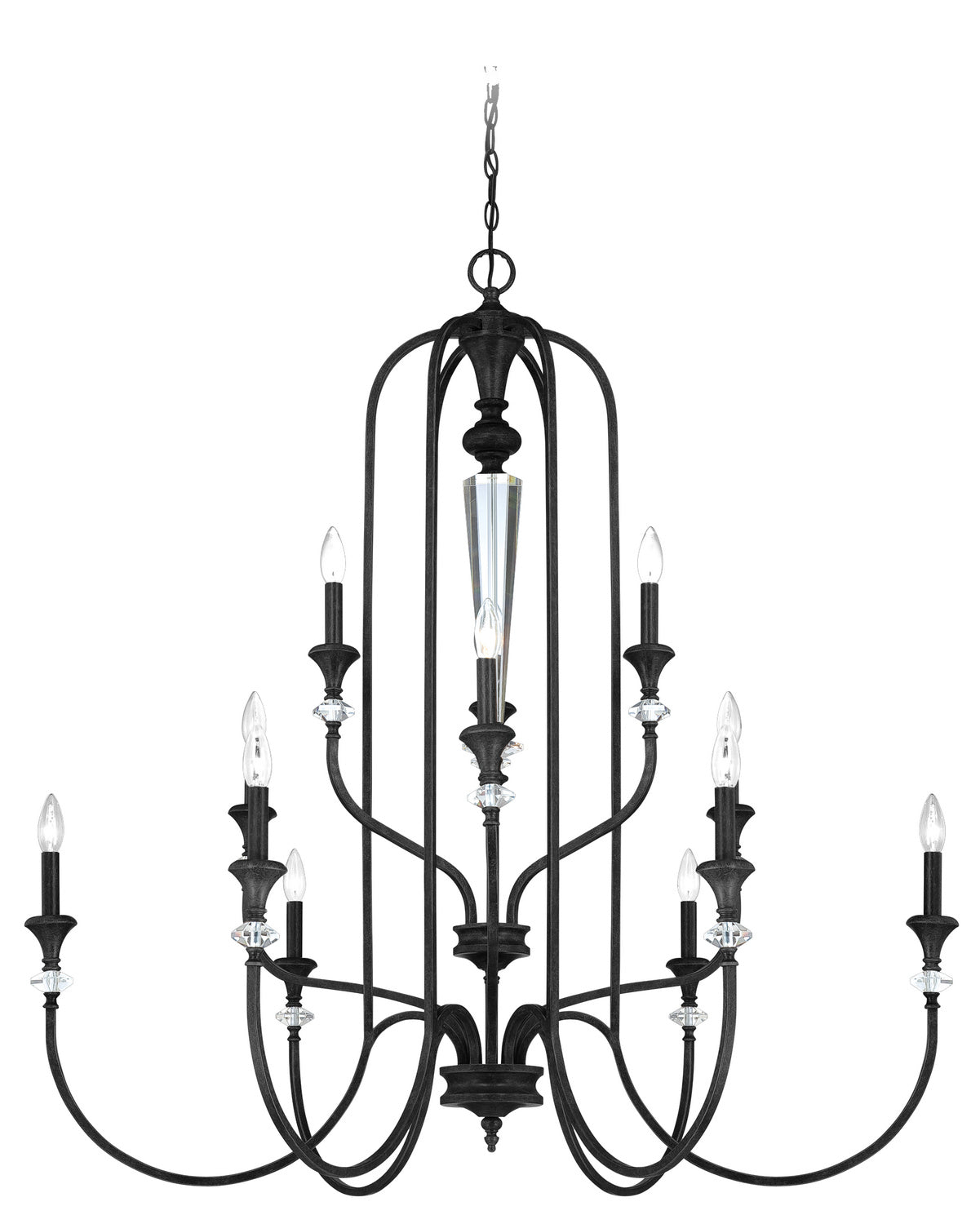 Craftmade - 26712-MBS - 12 Light Chandelier - Boulevard - Mocha Bronze/Silver