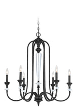 Craftmade - 26726-MBS - Six Light Chandelier - Boulevard - Mocha Bronze/Silver