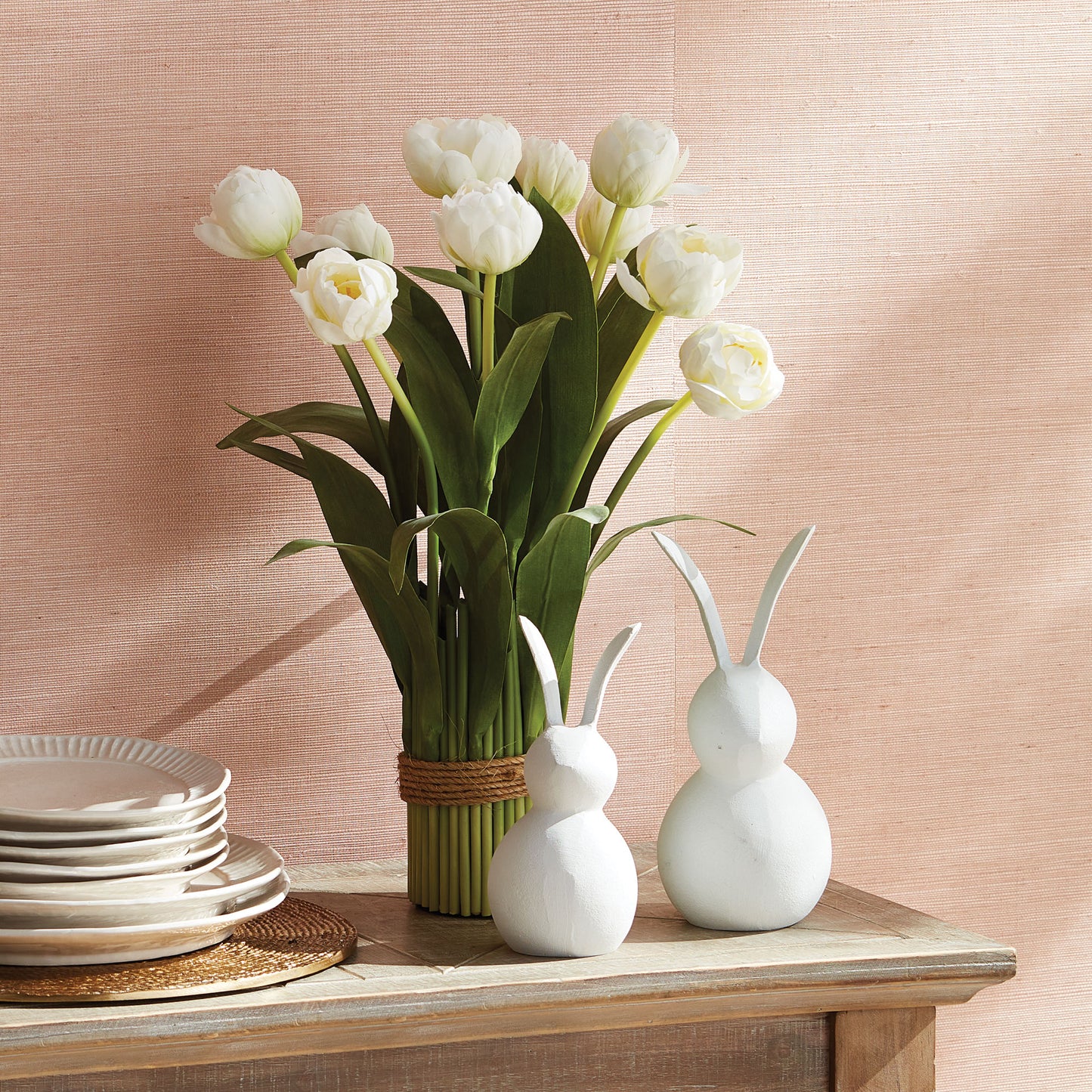 PEONY TULIP BUNDLE DROP-IN 23.5"