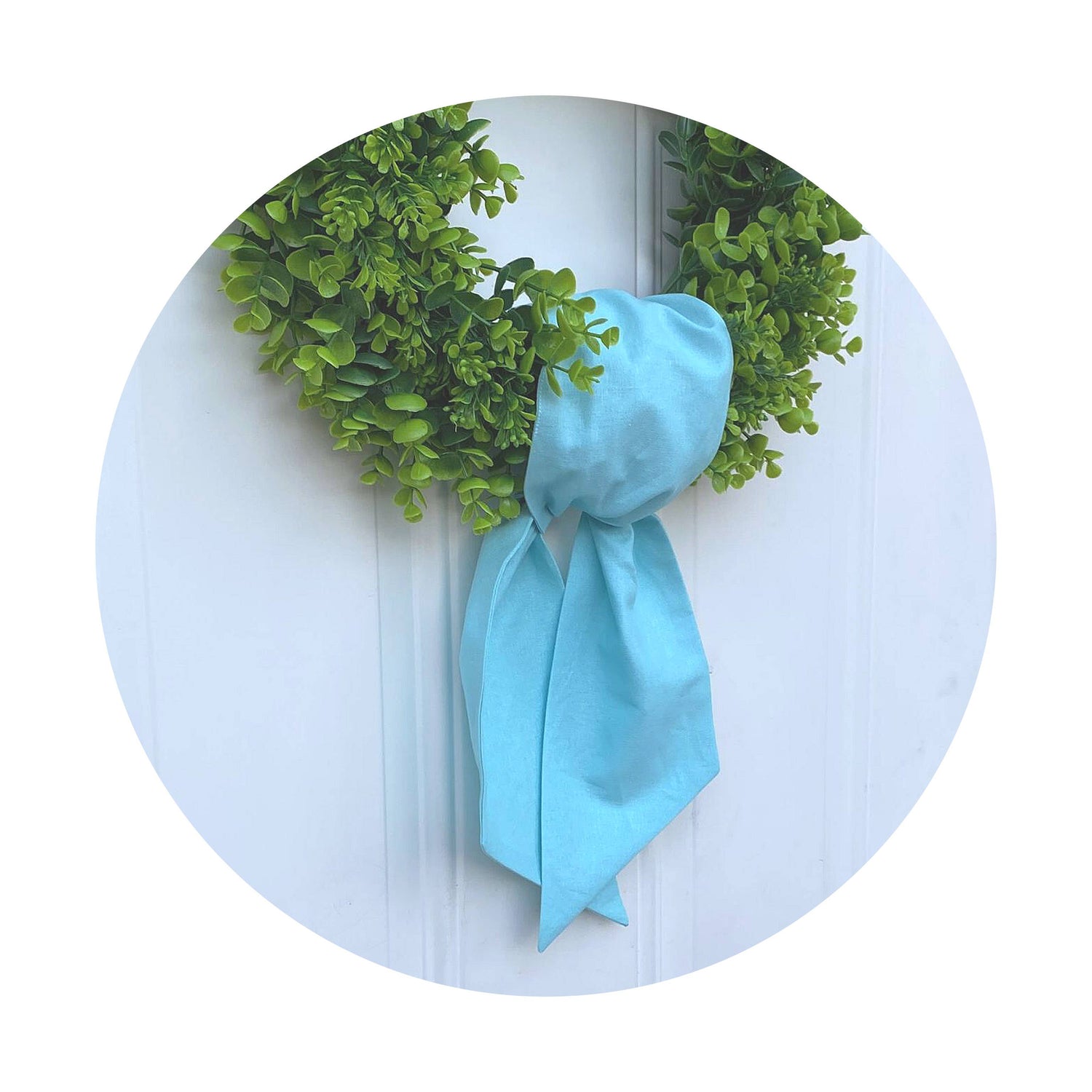 Linen Sashes: Mango / 54 inches