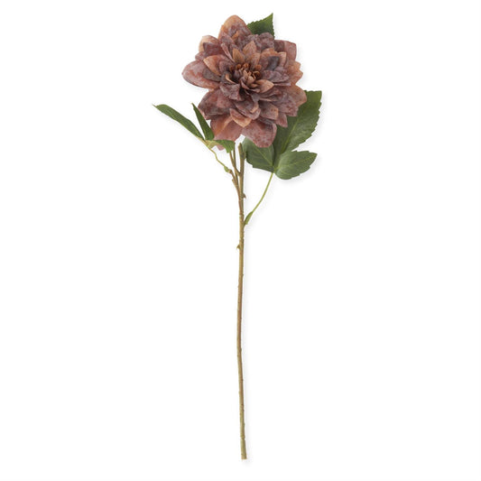 16 Inch Brown Real Touch Dahlia Stem