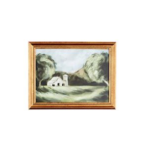 Barn Landscape Framed Art