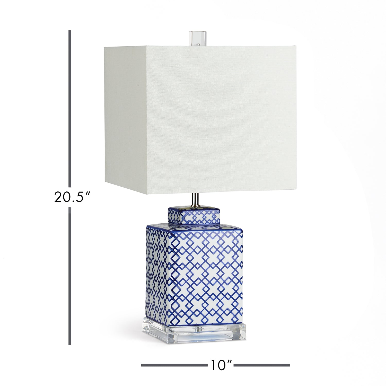 Fretwork Square Lamp Small