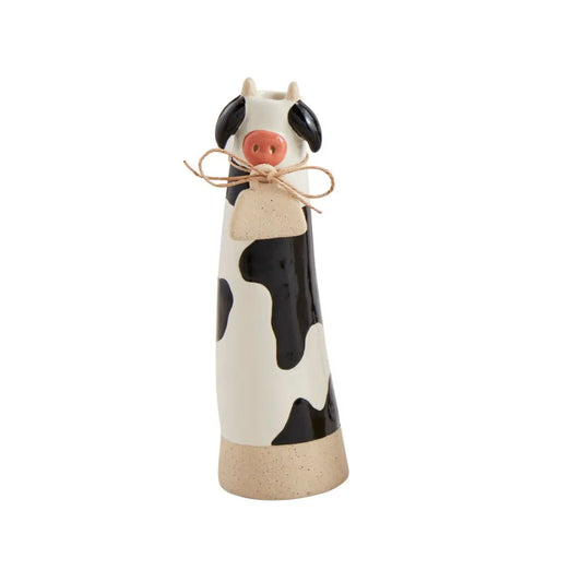 Farm Cow Stem Vase