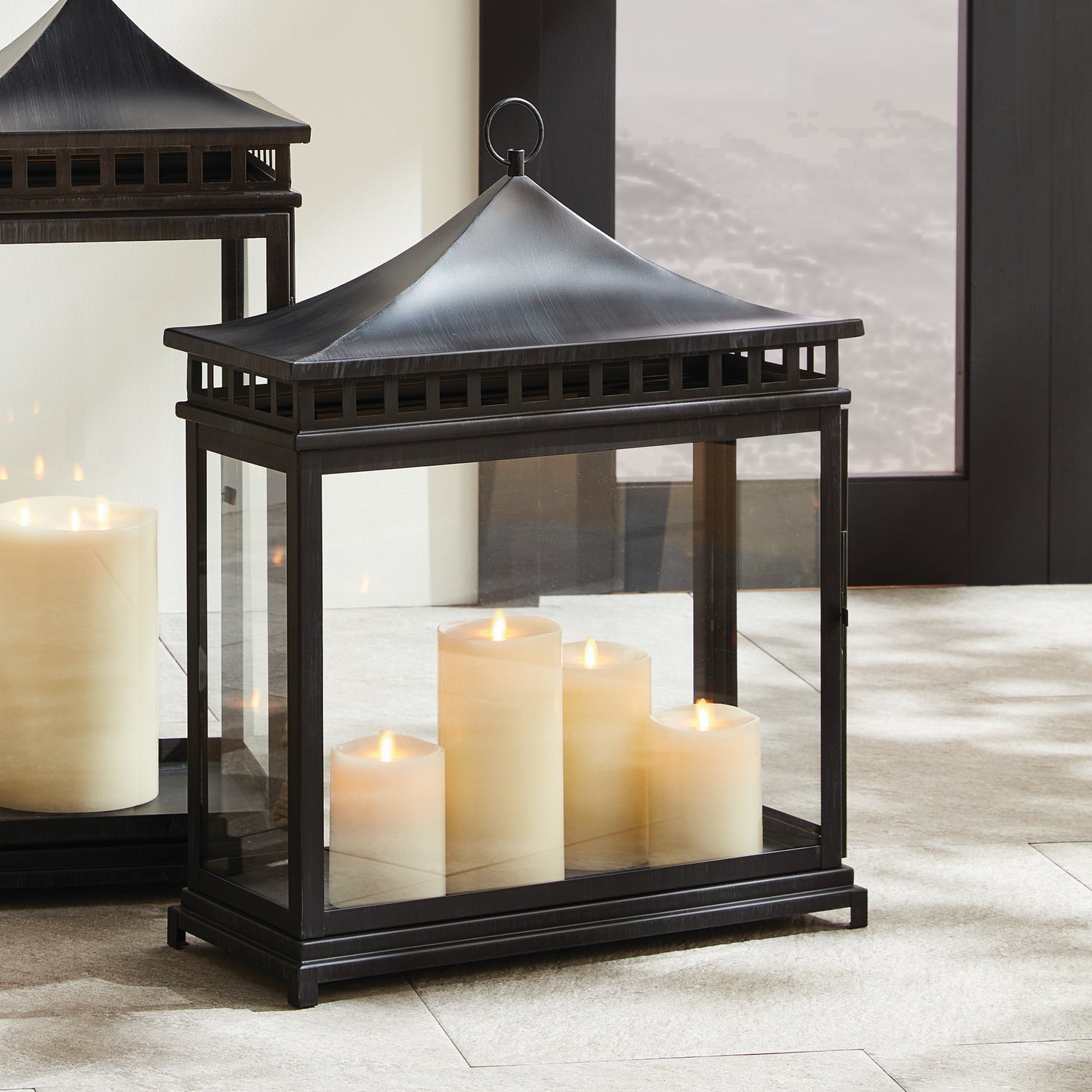 Kito Outdoor Rectangular Lantern