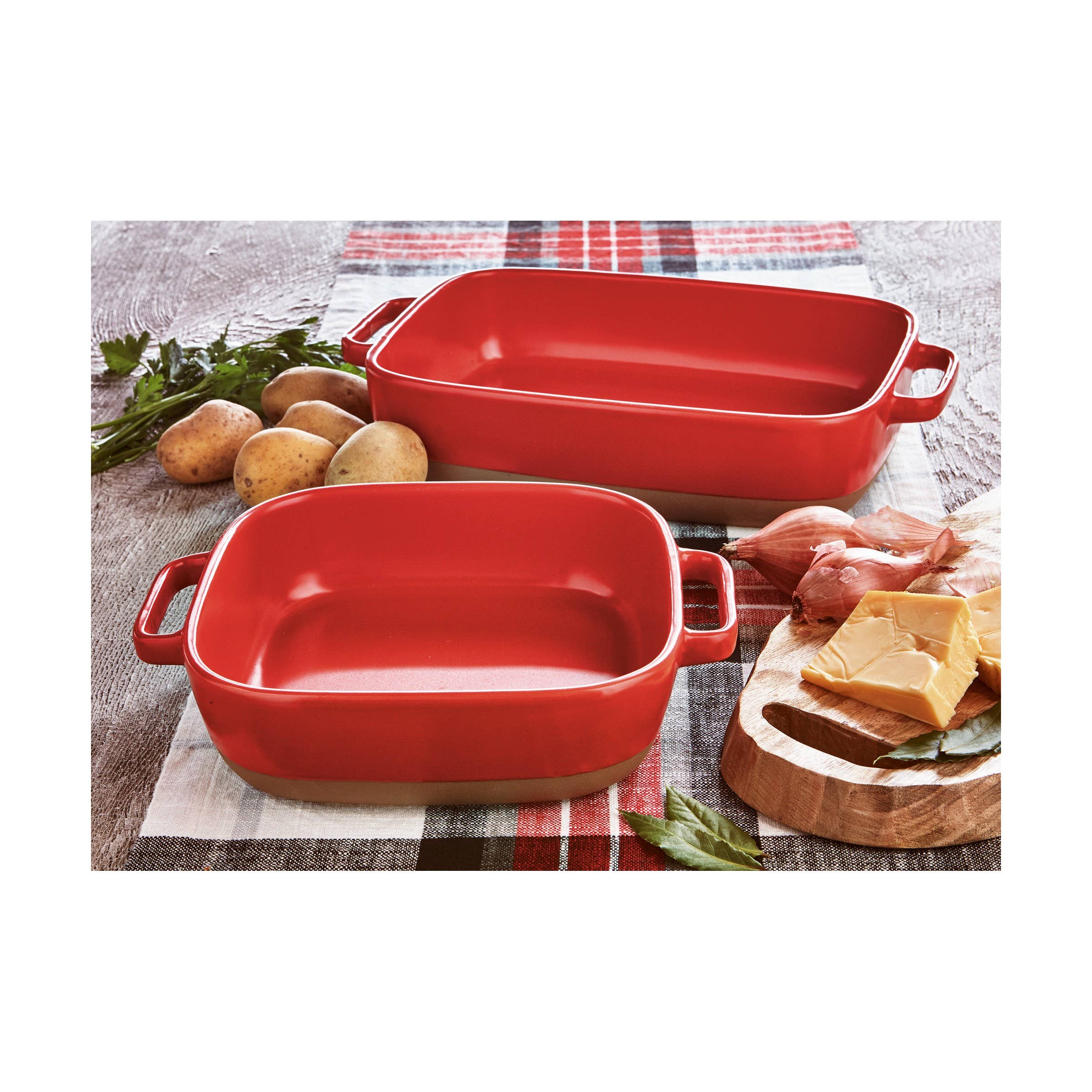 Rectangular Baker - Red