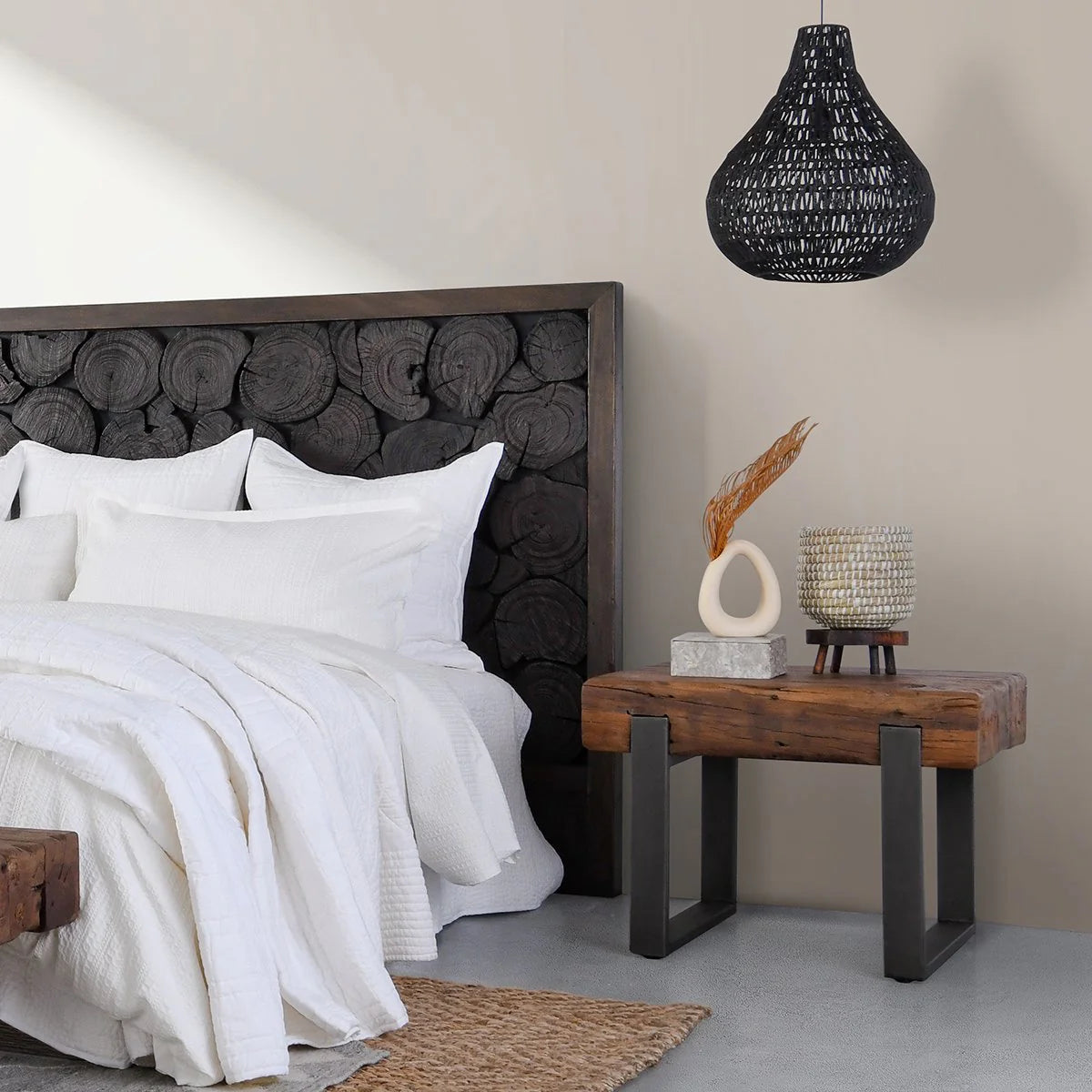 Duarte Solid Wood Rectangle End Table