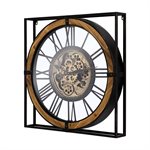 Iron Framed Gear Clock