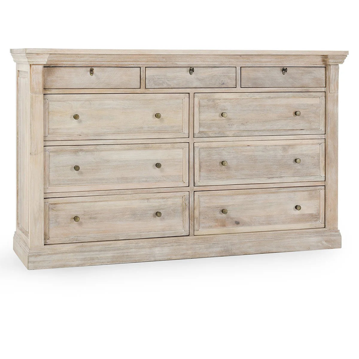 Adelaide Solid Wood 9 Dwr Dresser