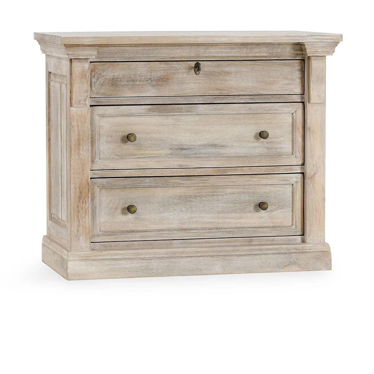 Adelaide Solid Wood 3 Dwr Nightstand