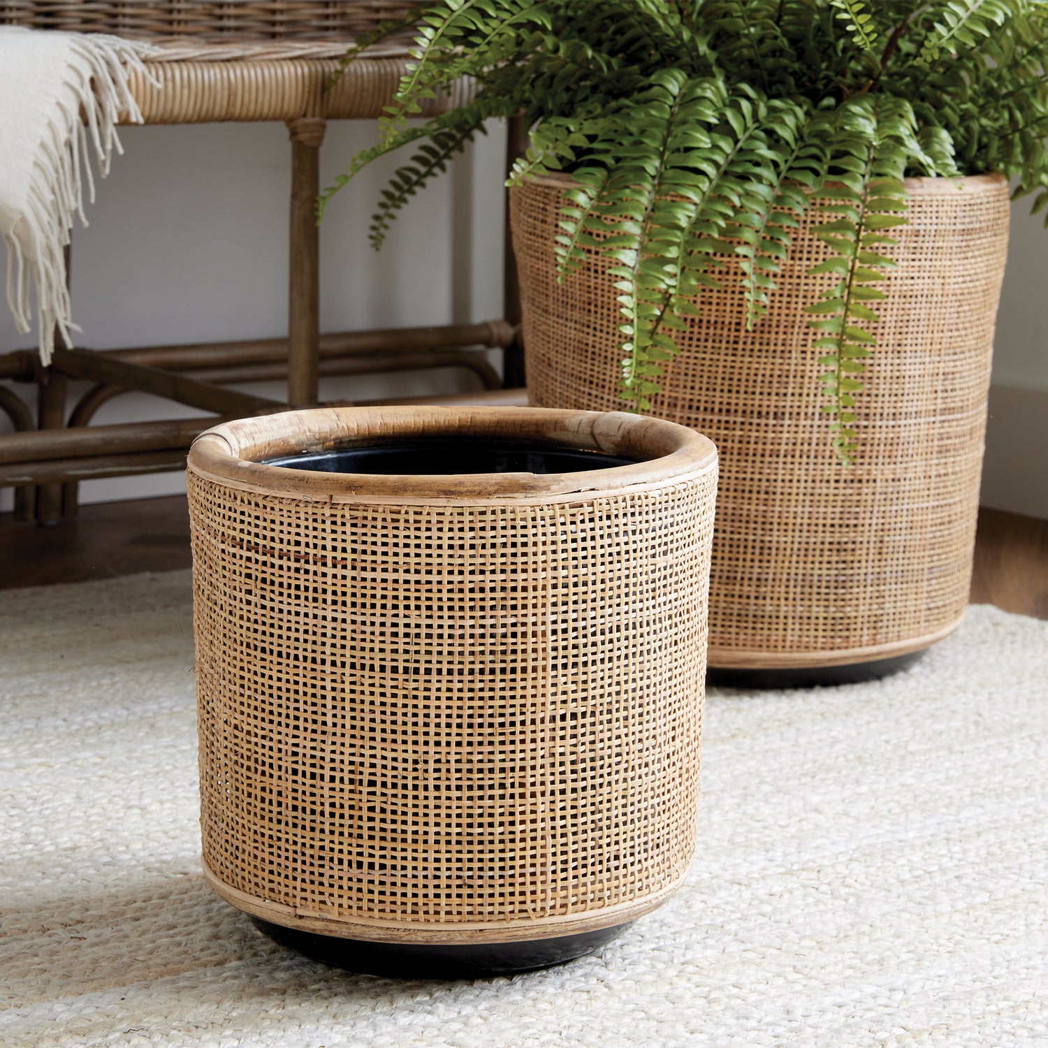 Lyla Dry Basket Planters, Set Of 2