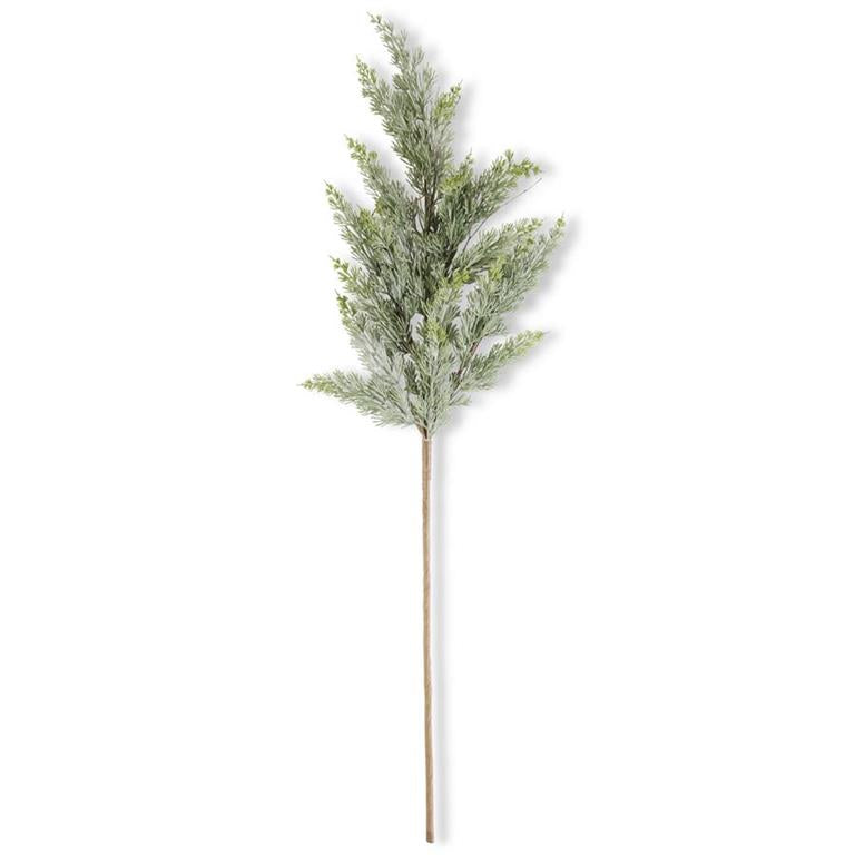 Powdered Real Touch Cedar Branch - 42 Inch