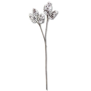 Flocked Pinecone Spray - 32 Inch