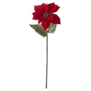 Red Poinsettia Pick - 29 Inch