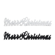 Assorted 17" Resin Merry Christmas Tabletop Sign - 2 Colors