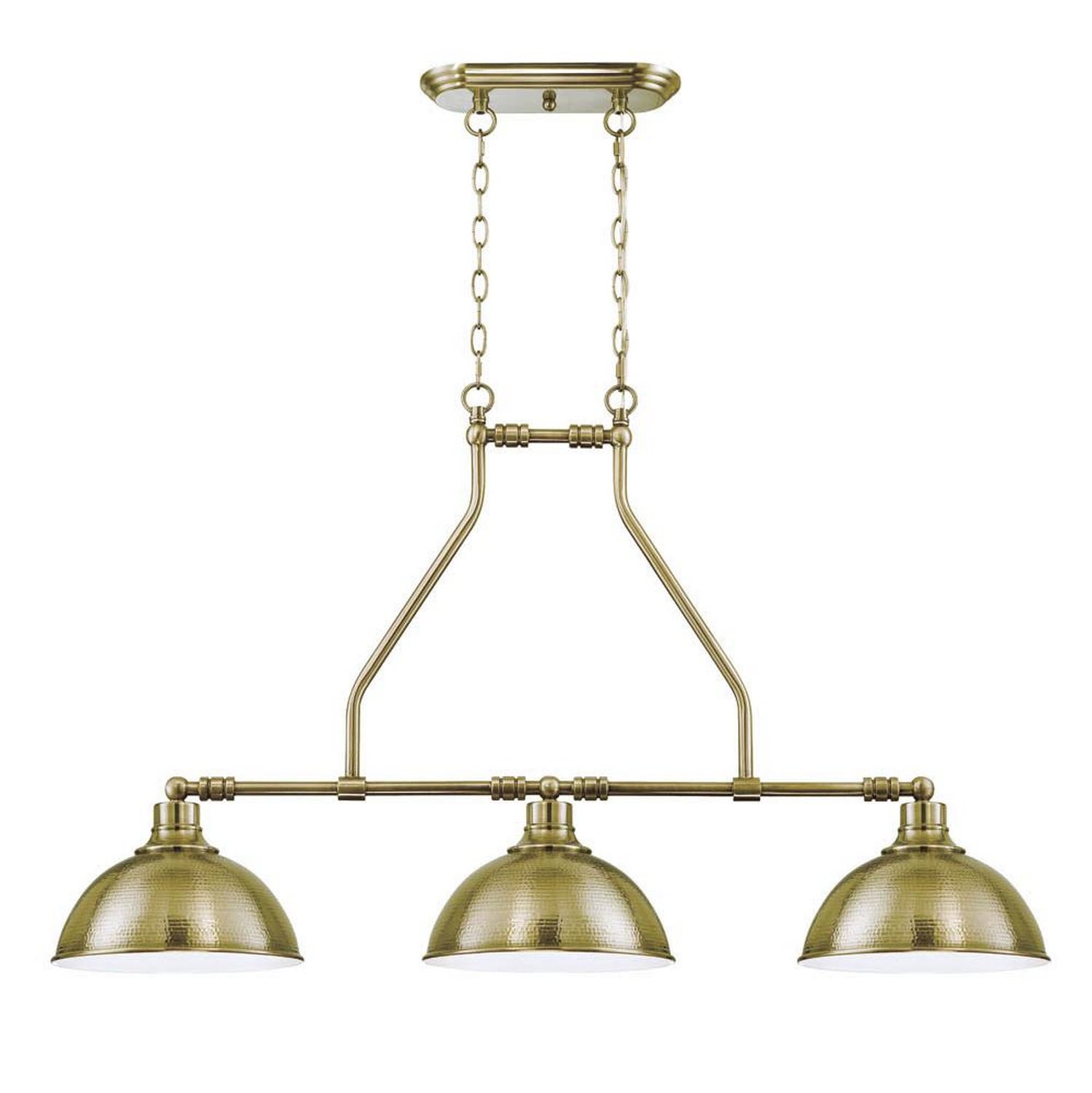 Craftmade - 35973-LB - Three Light Island Chandelier - Timarron - Legacy Brass