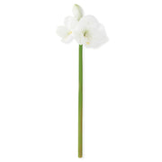 Real Touch White Amaryllis Stem - 28 Inch