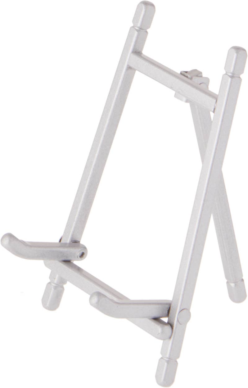 Bard's Satin Metal Easel 5" H x 3.375" W x 3.5" D: Gold