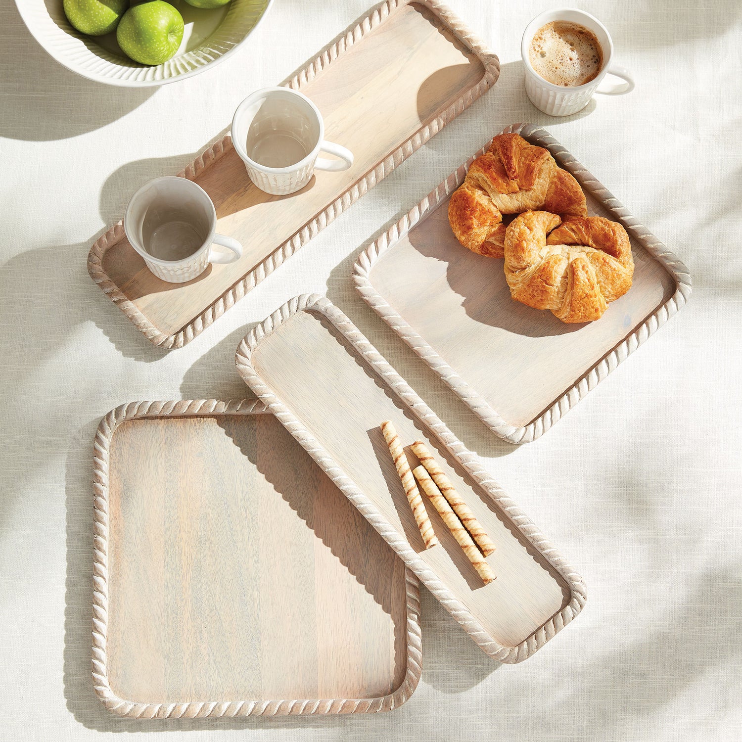 Langley Square Trays, Set Of 2