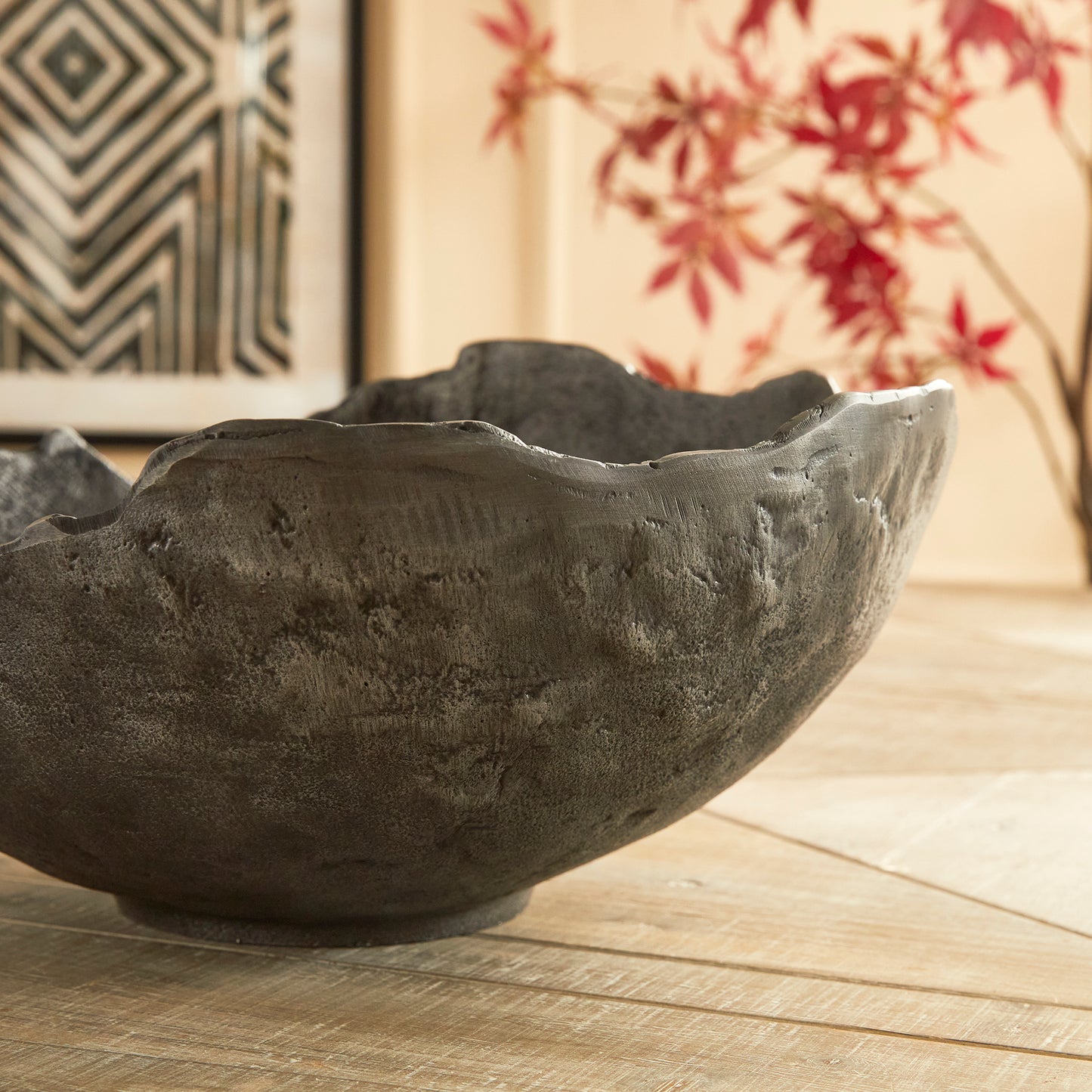 ROLAND ORGANIC DECORATIVE BOWLS, SET OF 2