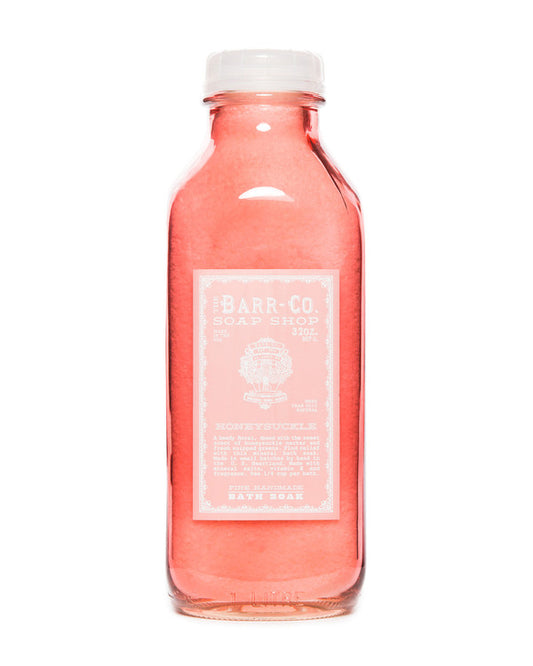 Honeysuckle Bath Soak Salt - Barr-Co. Soap Shop
