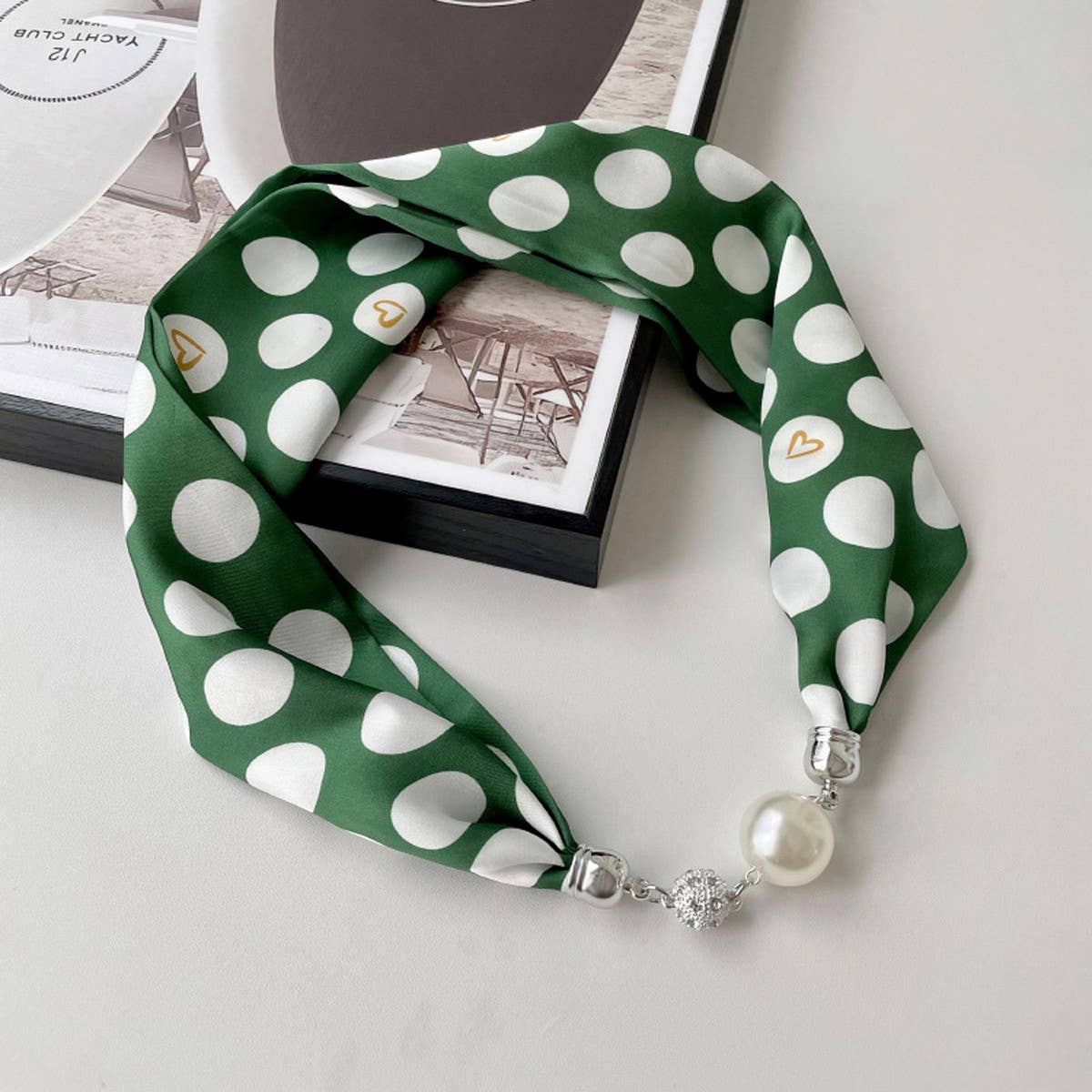 Magnetic Silk Scarf Necklace – Elegant Neck Wrap_CWASC0752: TYPE1 / (OS) 3